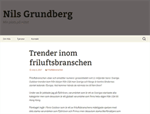 Tablet Screenshot of nilsgrundberg.se